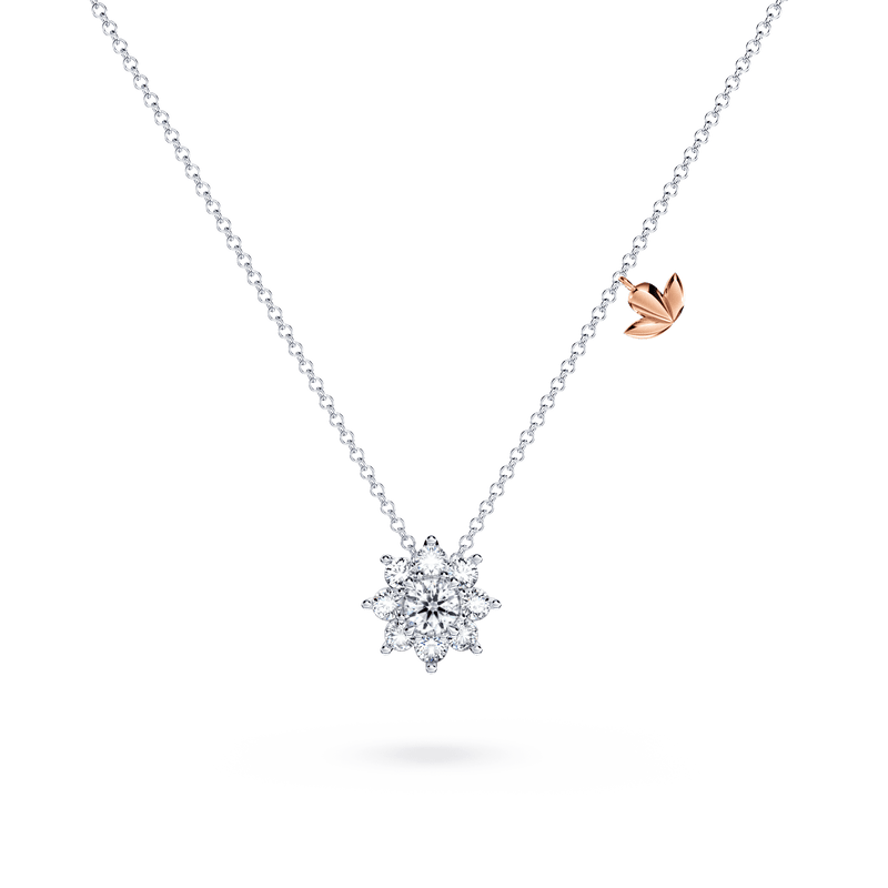 Protea Diamond Cluster Necklace - Small