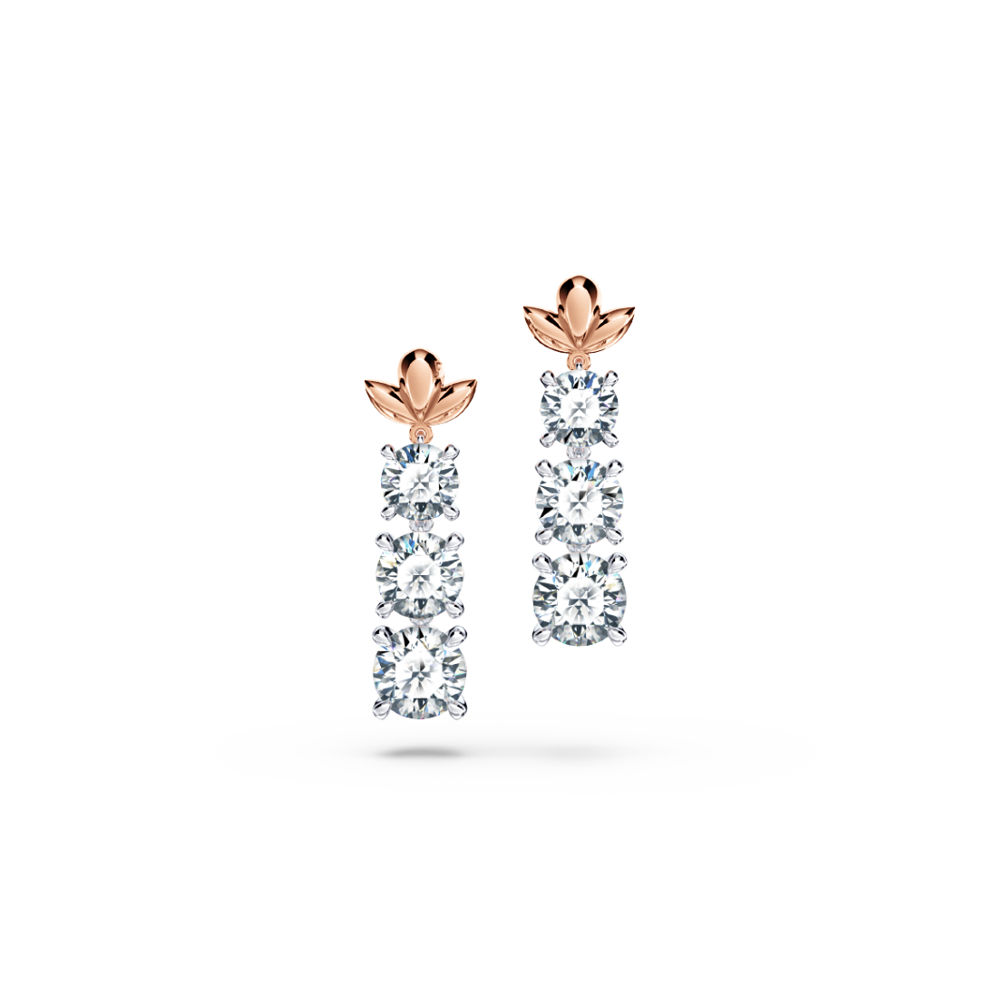 Journey Trilogy Diamond Drop Earrings - Premier