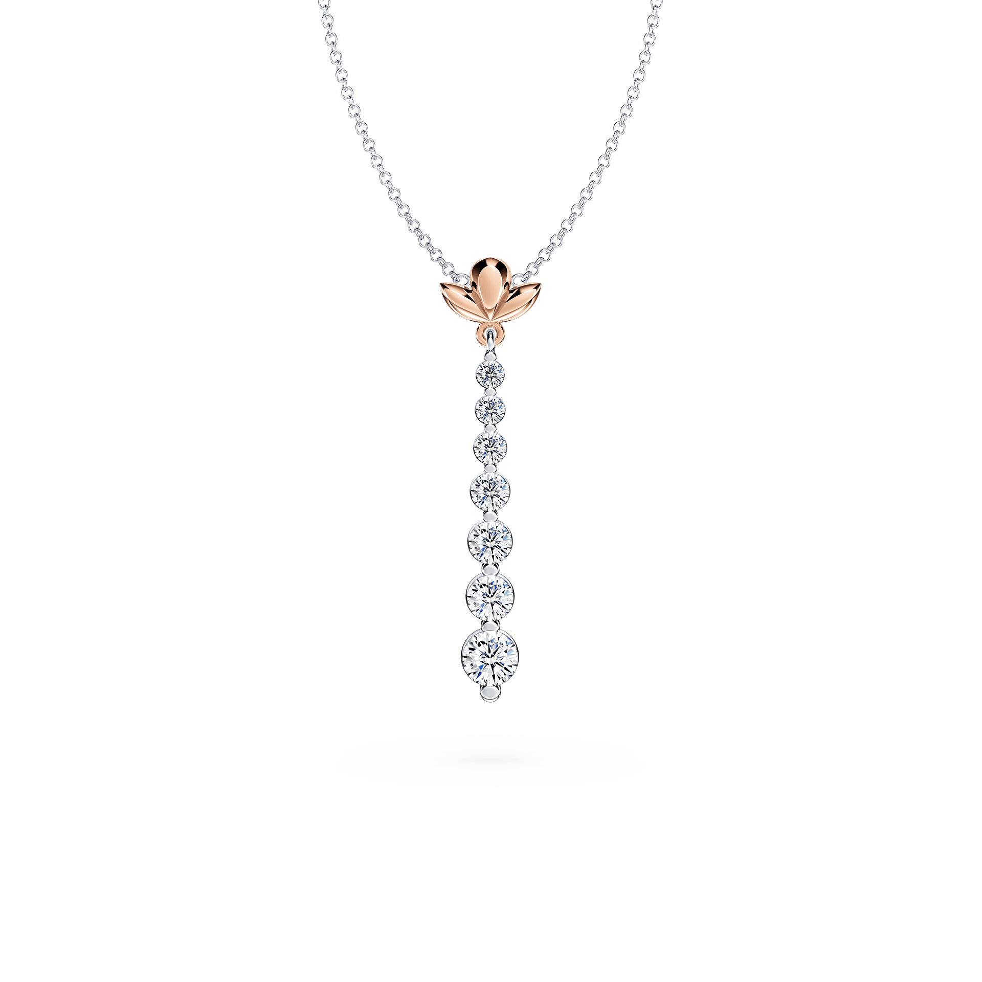 Journey Diamond Drop Necklace - Medium
