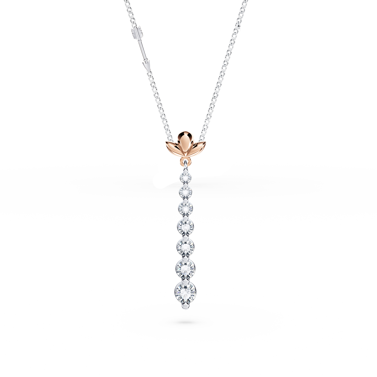 Journey Diamond Drop Necklace - Large