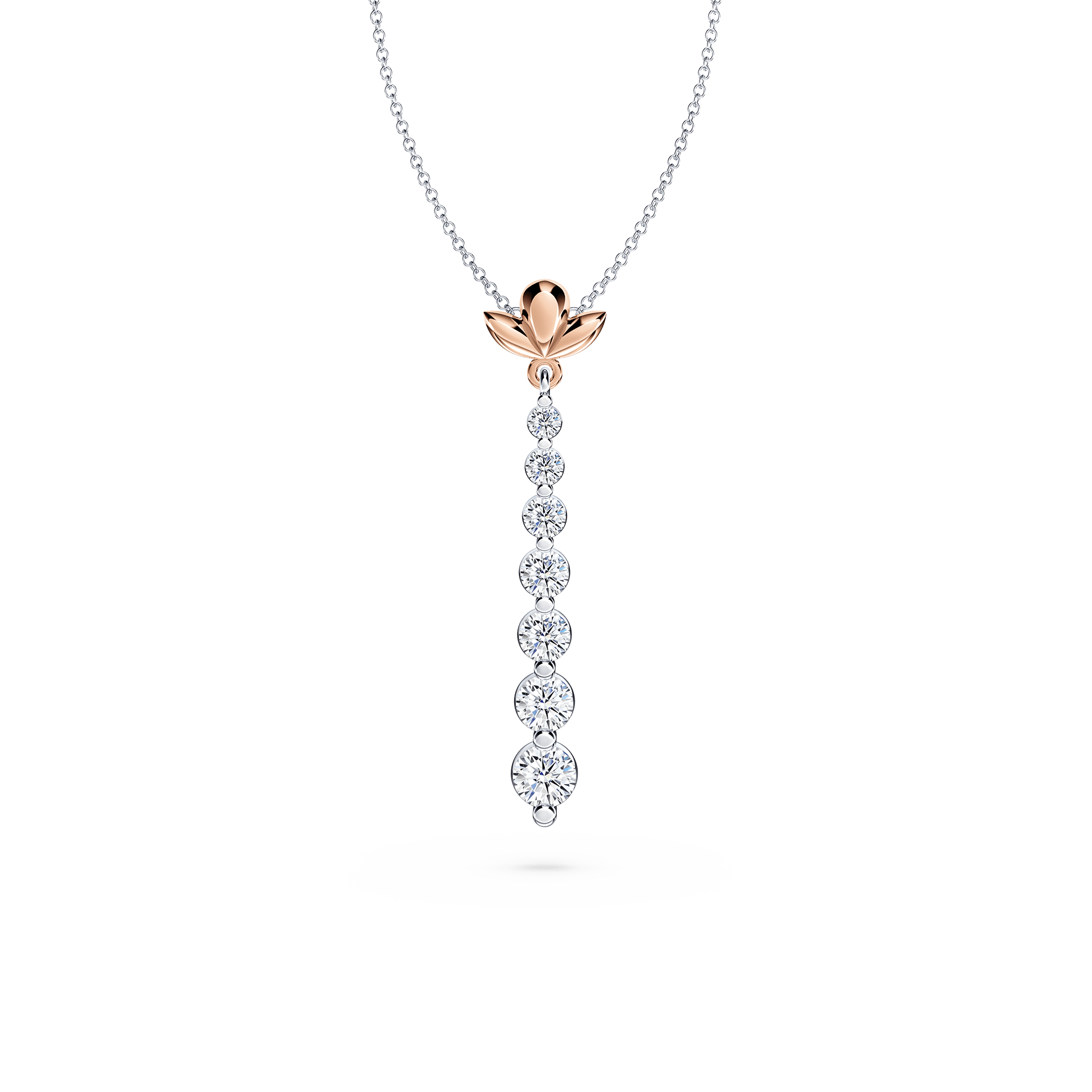 Journey Diamond Drop Necklace - Large