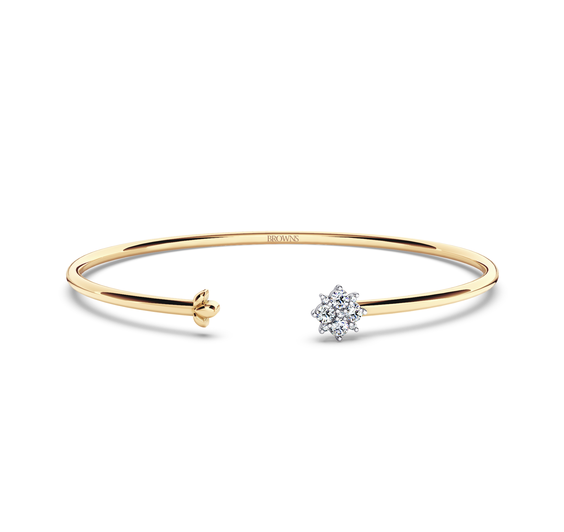 Blossom Diamond Bangle