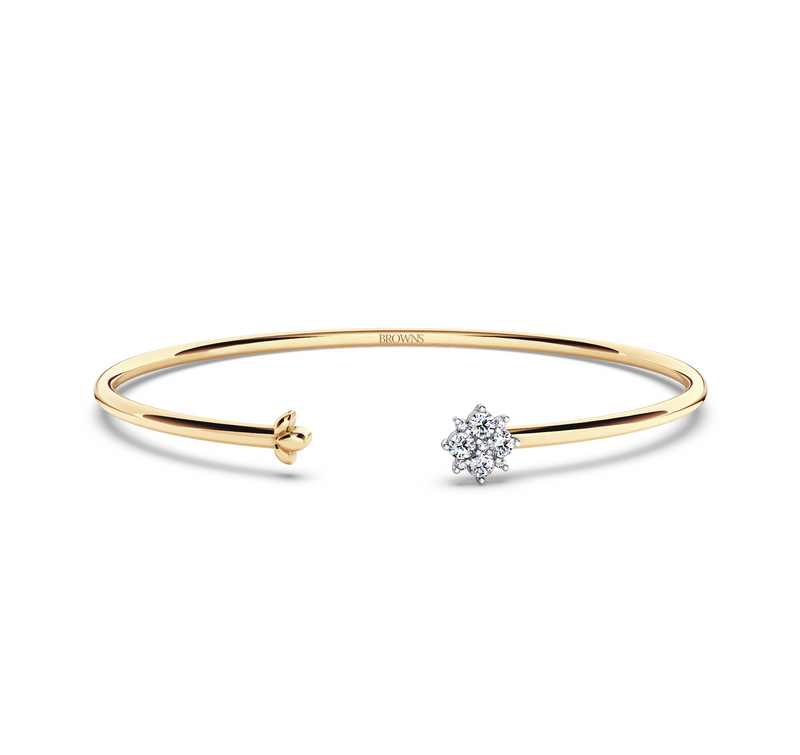 Blossom Diamond Bangle