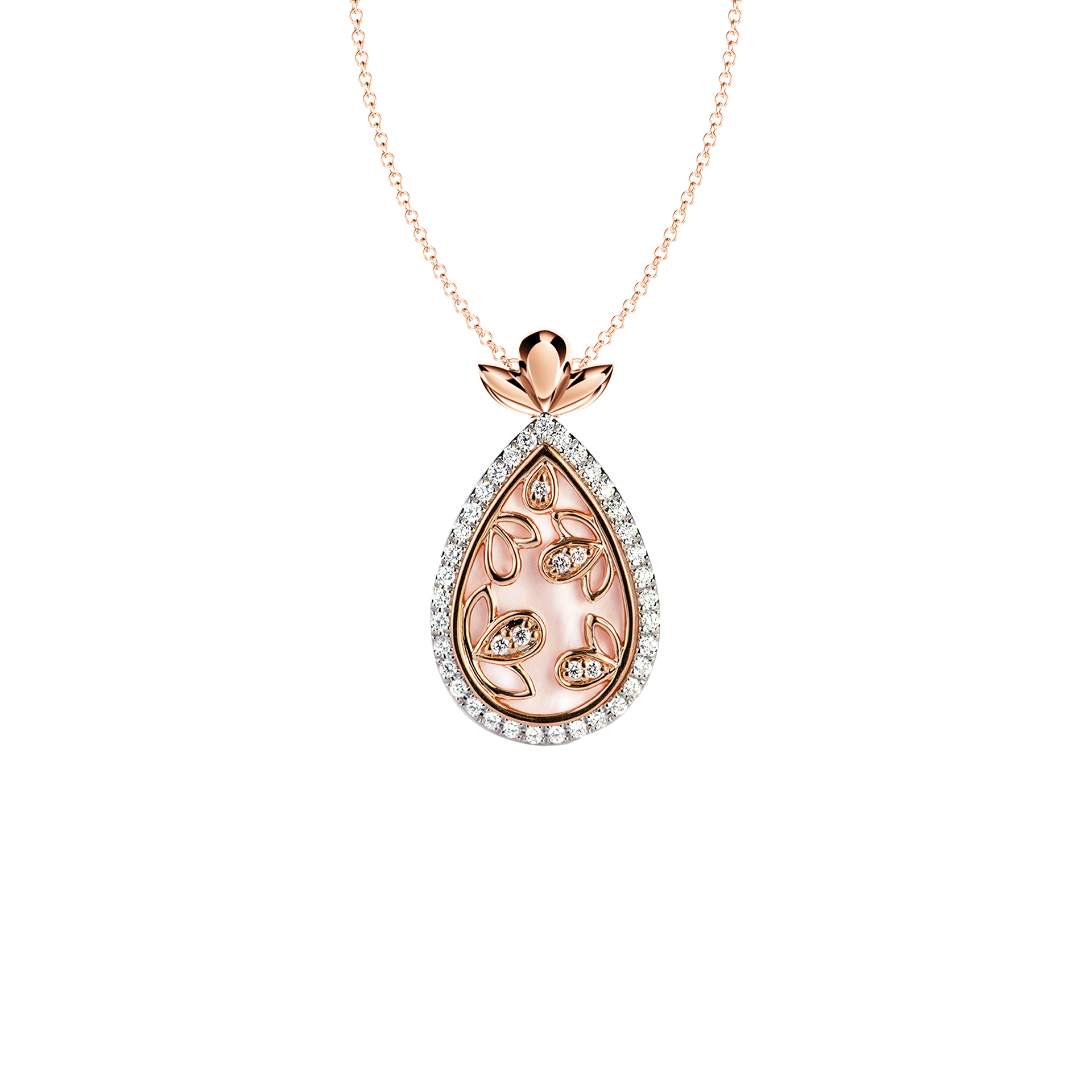 Angels at Tea Necklace