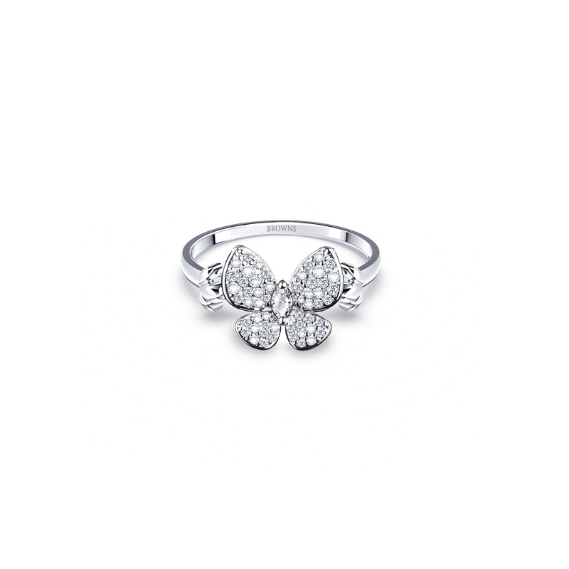 BUTTERFLY DIAMOND RING