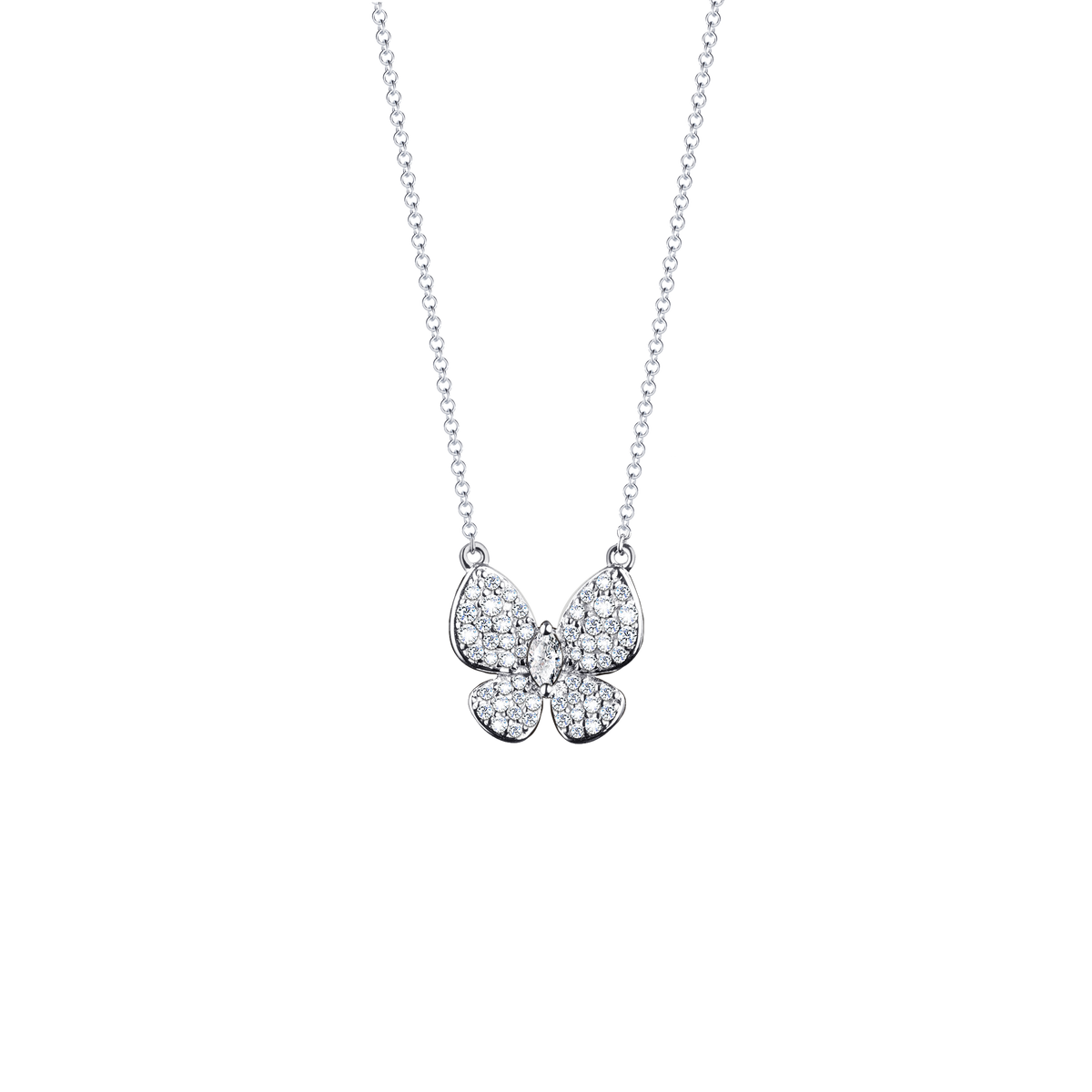 BUTTERFLY DIAMOND NECKLACE