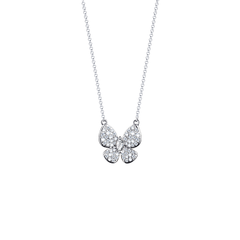 BUTTERFLY DIAMOND NECKLACE