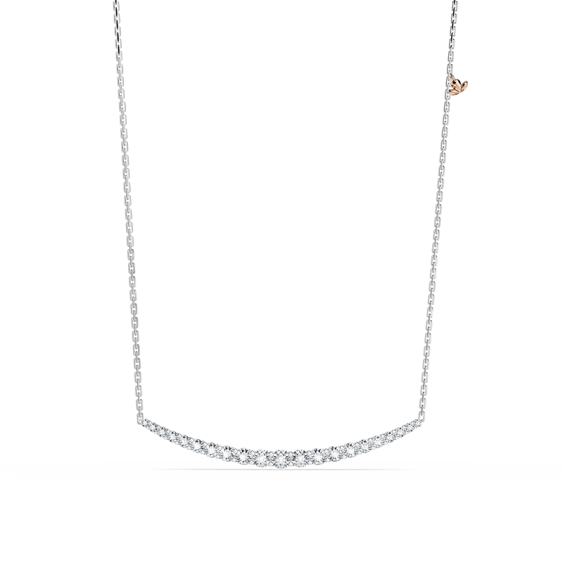 Journey 21-Diamond Crescent Necklace