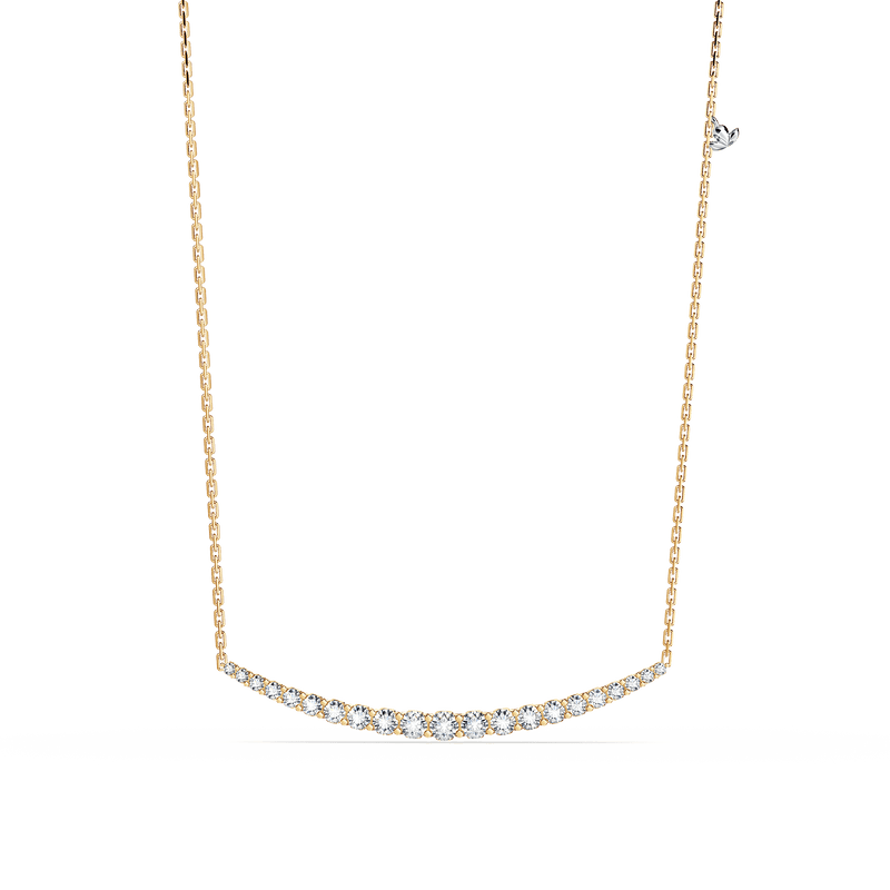 Journey 21-Diamond Crescent Necklace