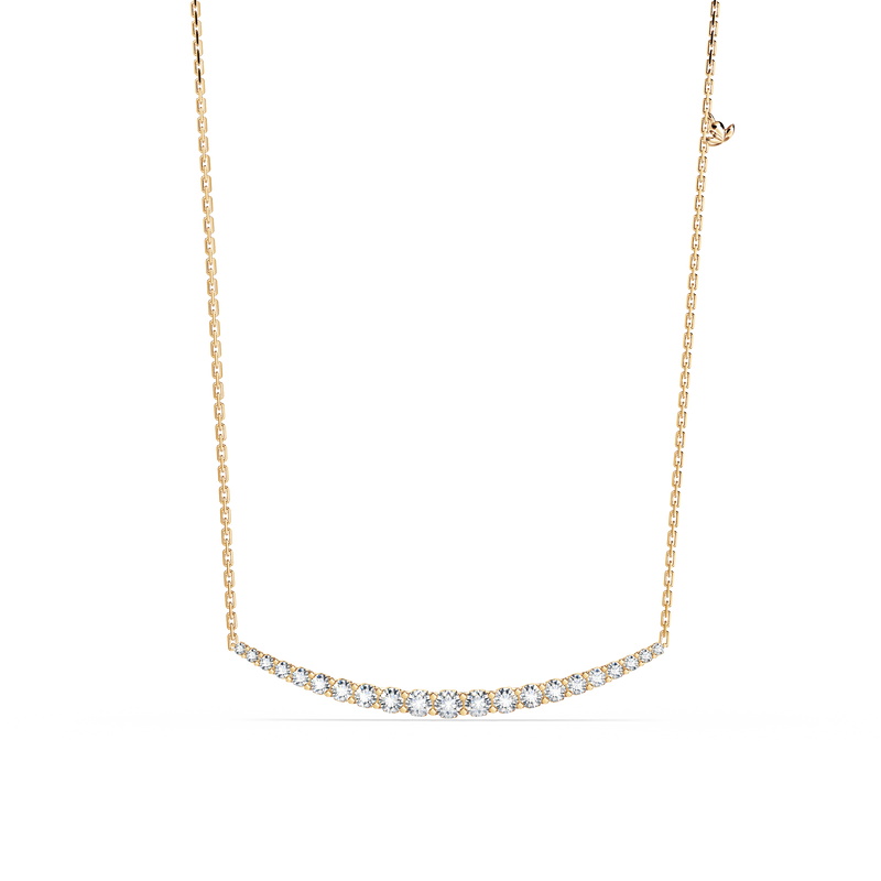 Journey 21-Diamond Crescent Necklace