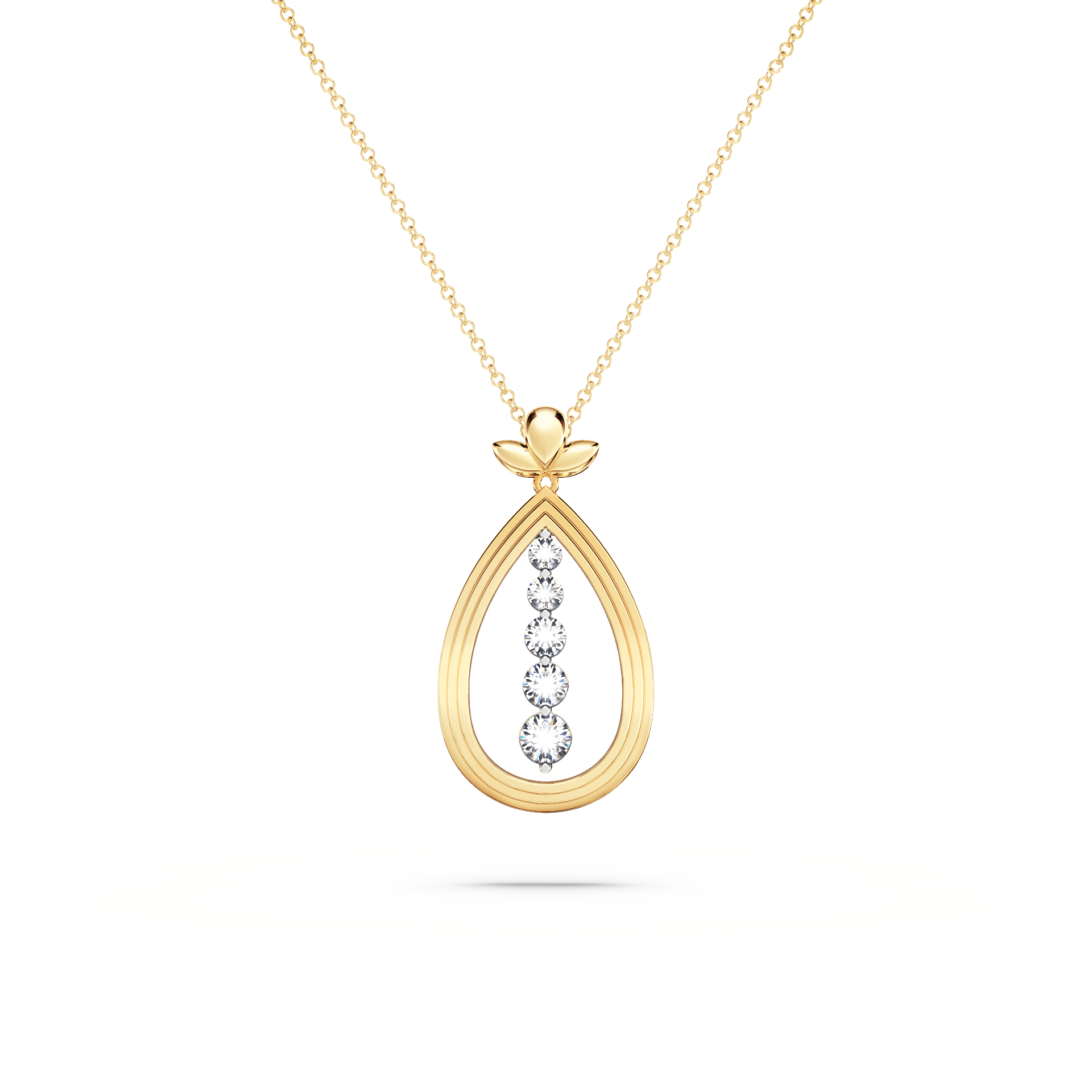 Angel Art Journey Diamond Necklace - Large