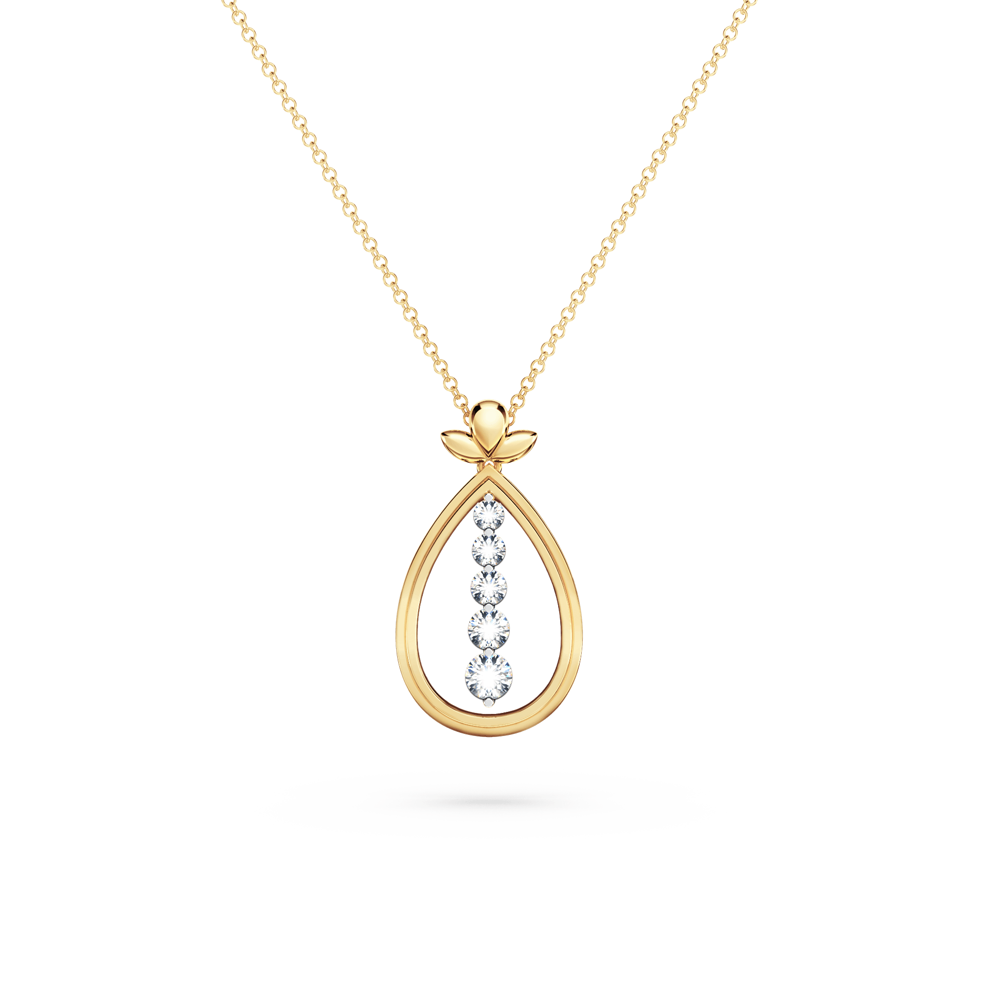 Angel Art Journey Diamond Necklace - Medium