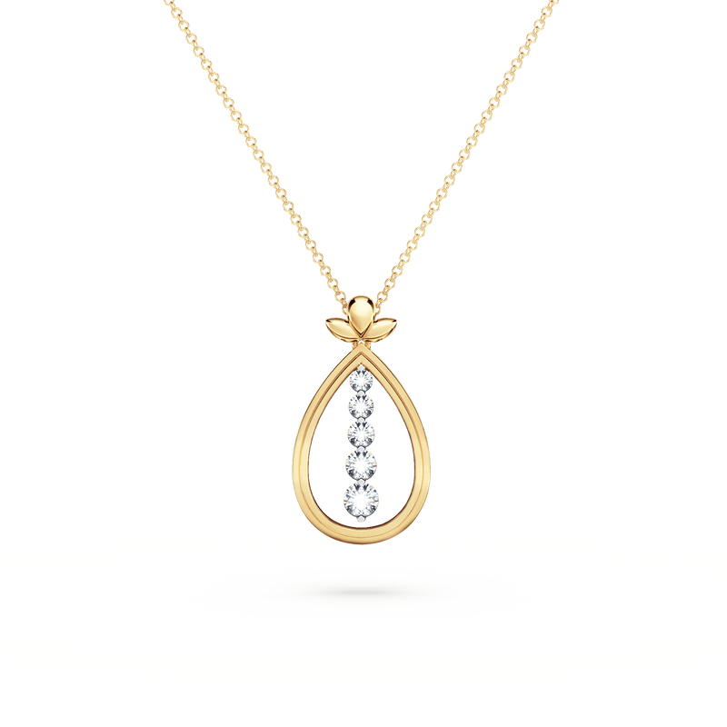 Angel Art Journey Diamond Necklace - Medium