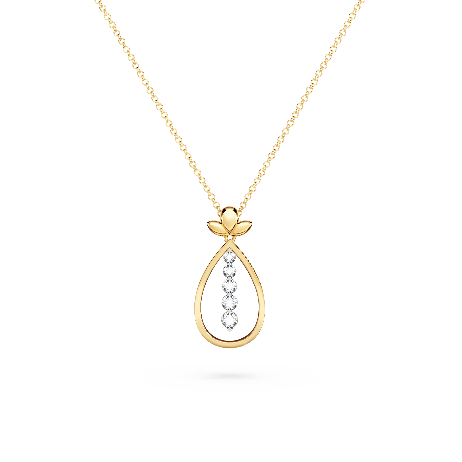 Angel Art Journey Diamond Necklace - Small