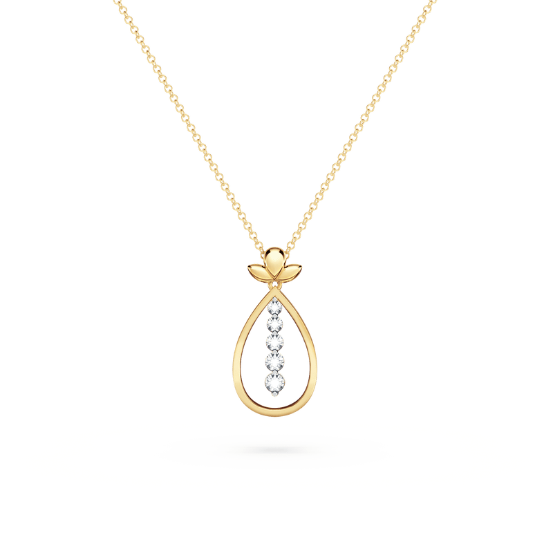 Angel Art Journey Diamond Necklace - Small