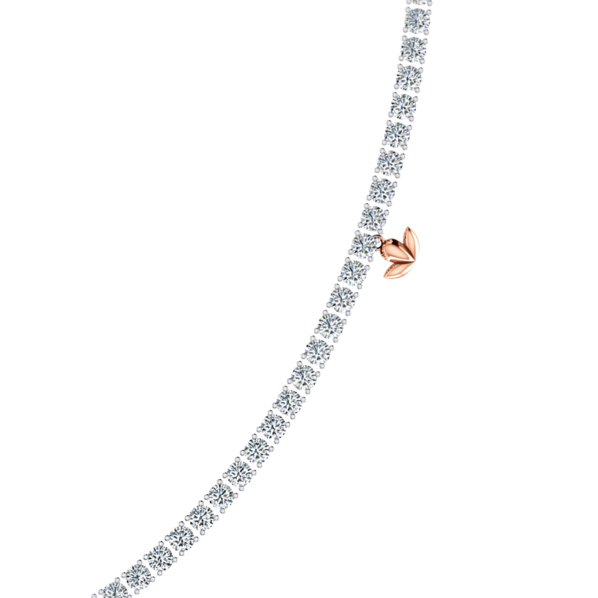 Diamond Tennis Necklace - Large