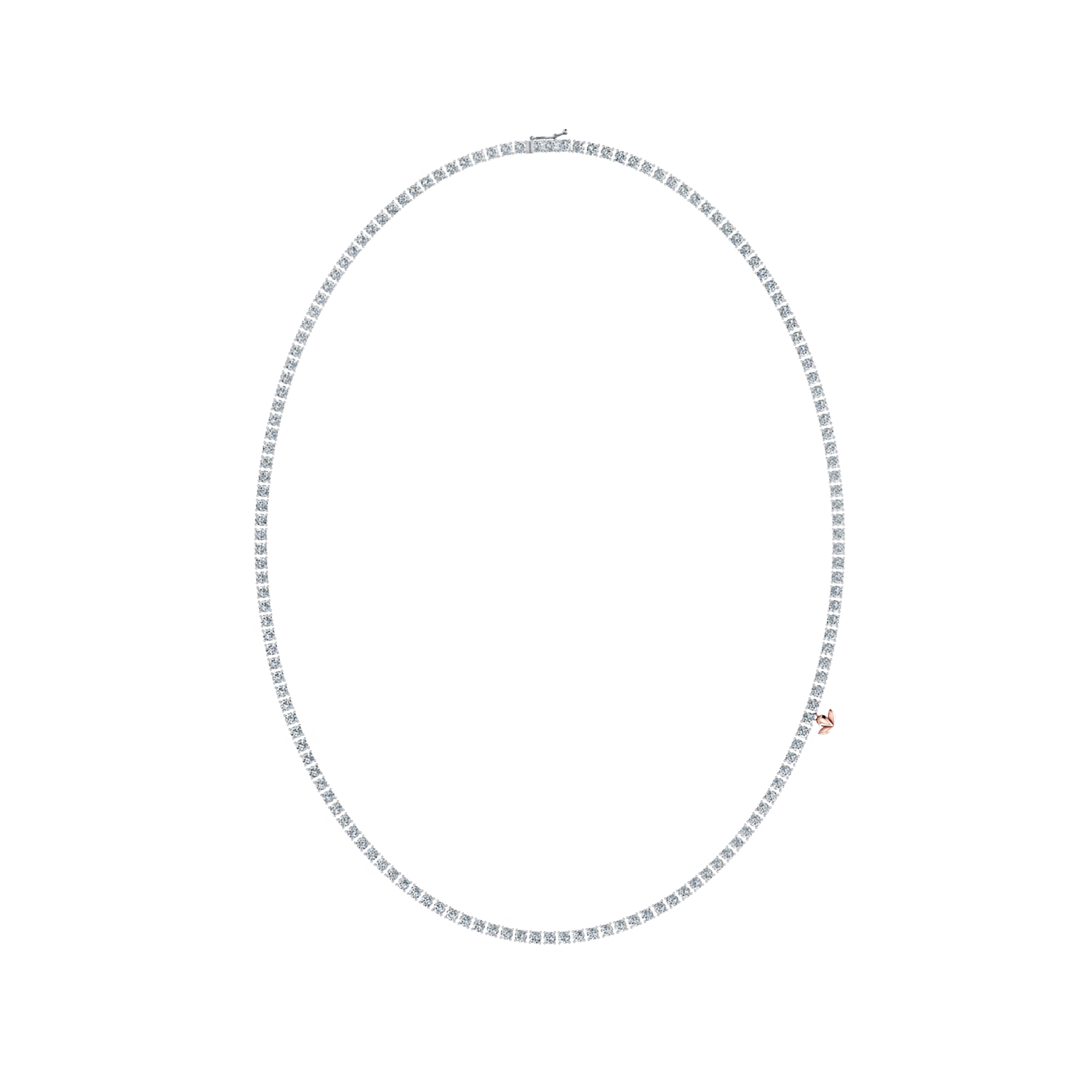 Diamond Tennis Necklace - Large