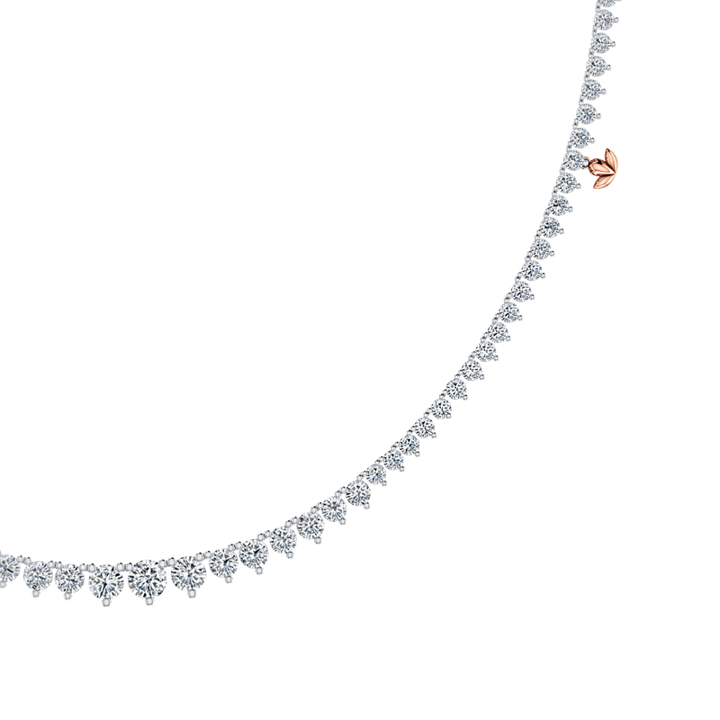 Diamond Tennis Necklace - Petite