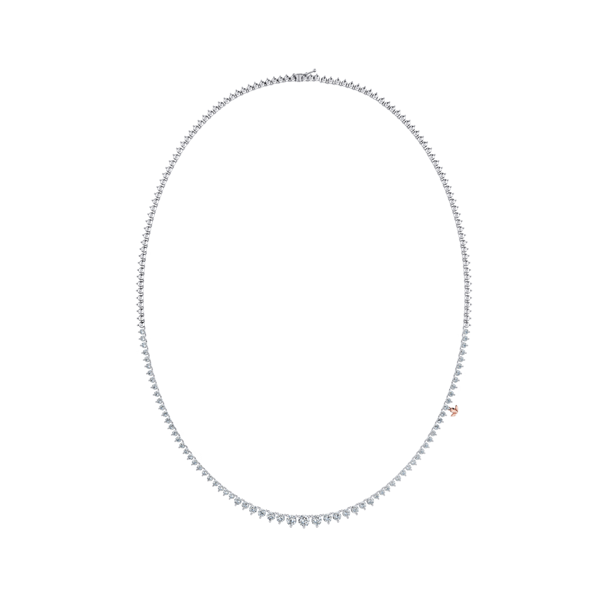 Diamond Tennis Necklace - Petite