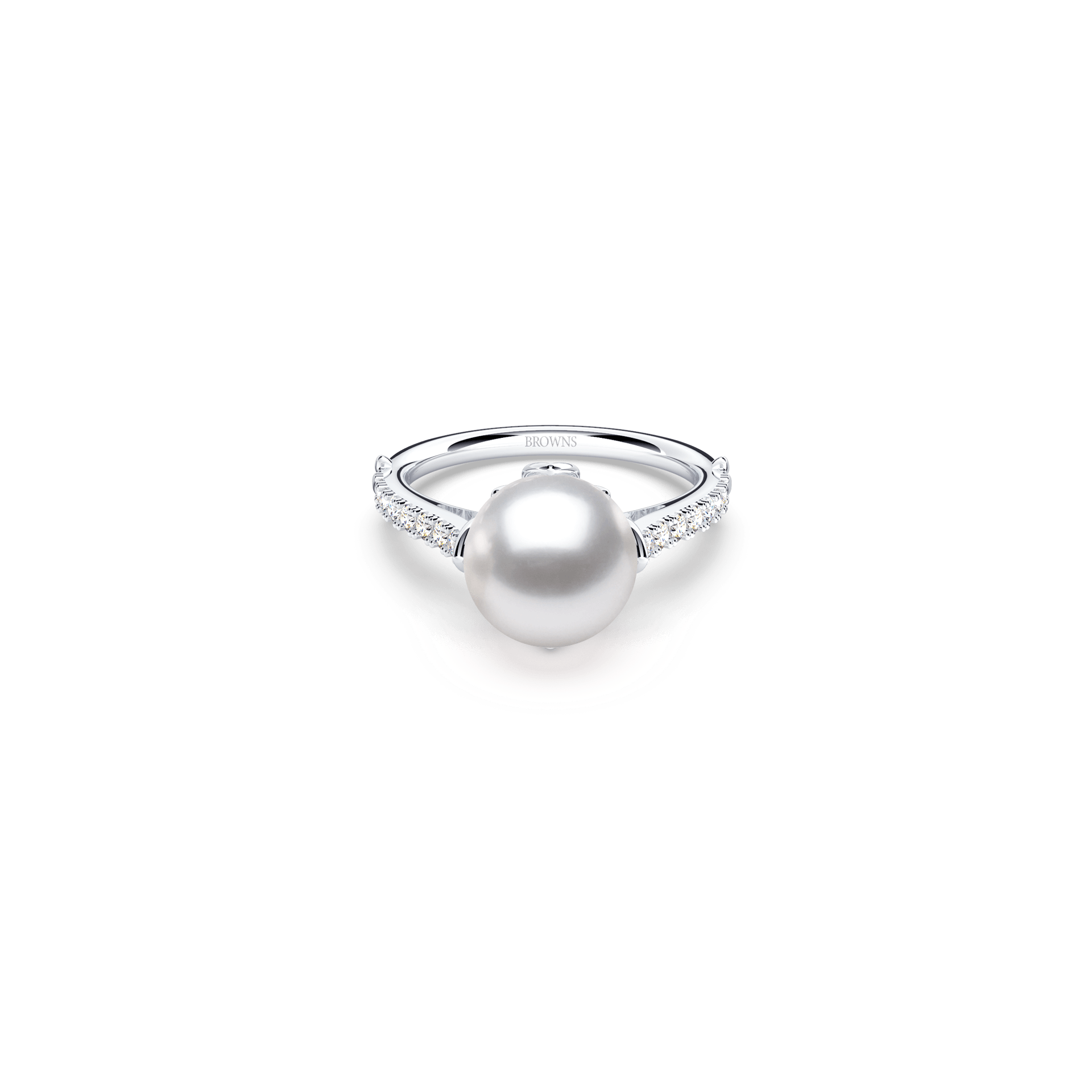 Pearl and Diamond Ring