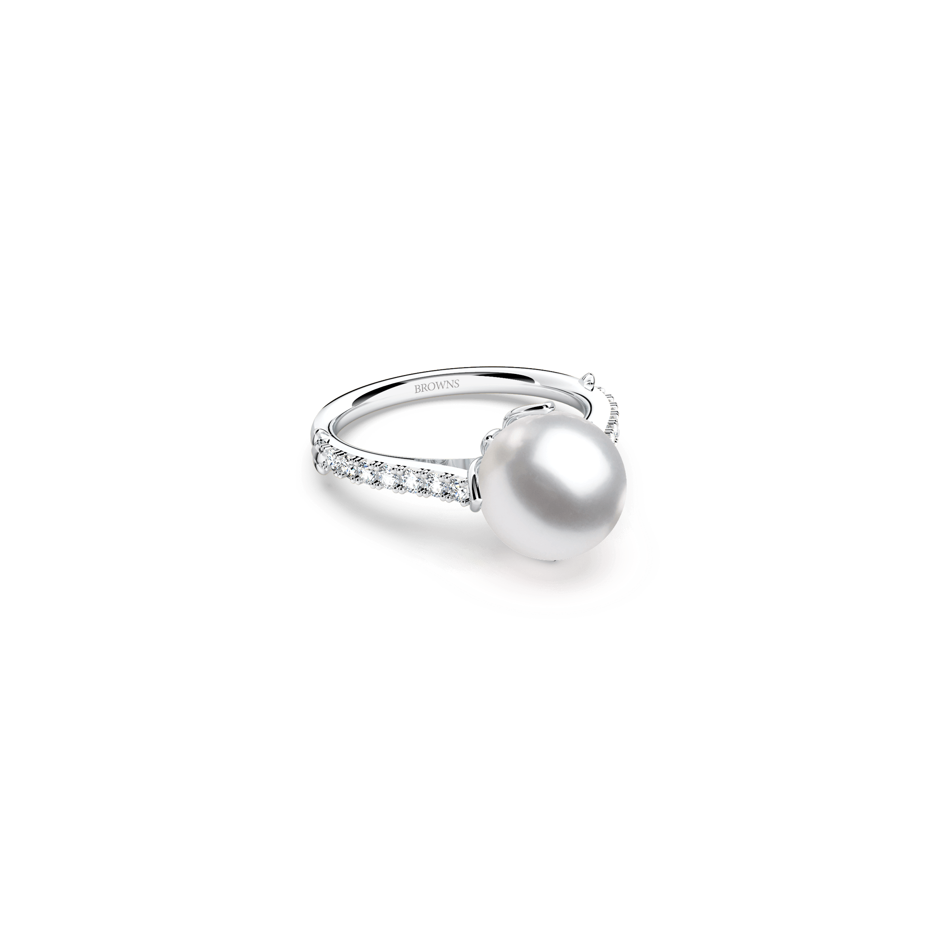 Pearl and Diamond Ring