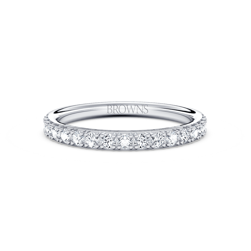 Diamond Ribbon Band Ring