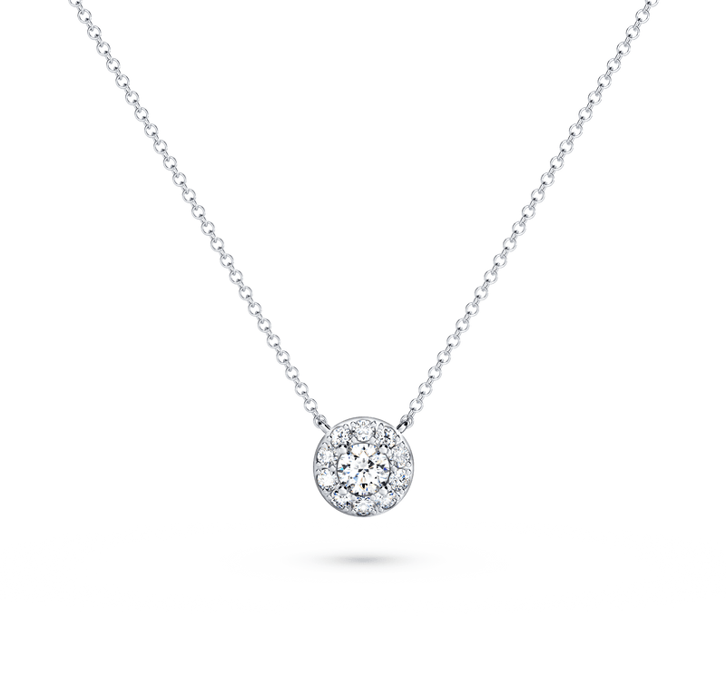 Angel Halo Diamond Necklace - Small