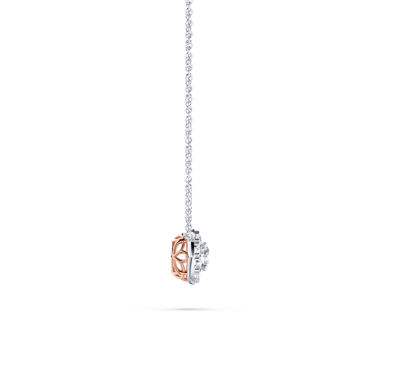 Angel Halo Diamond Necklace - Small