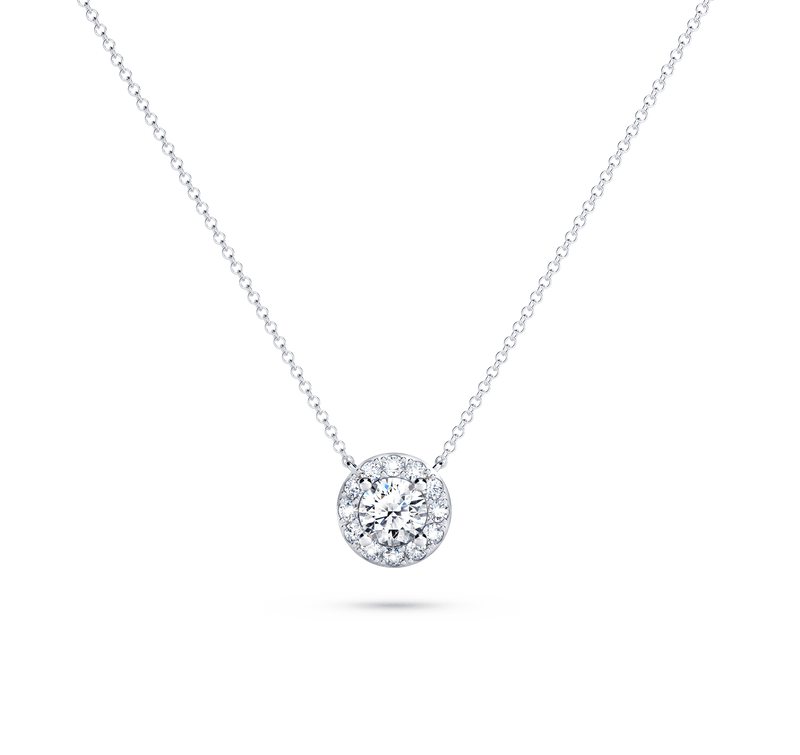 Angel Halo Diamond Necklace - Medium