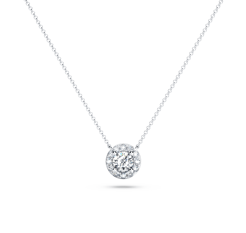 Angel Halo Diamond Necklace - Large