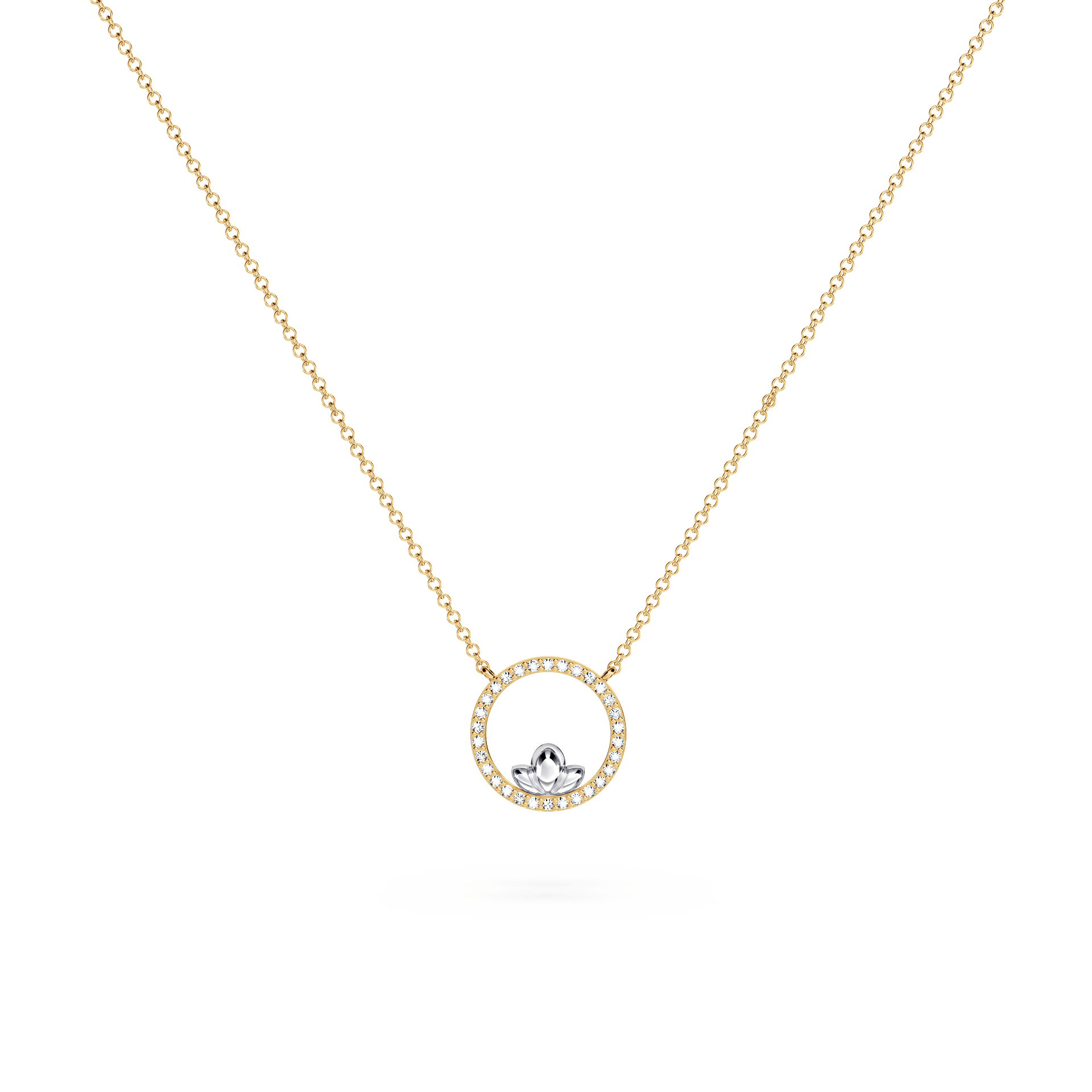Circle Of Life Diamond Necklace - Small