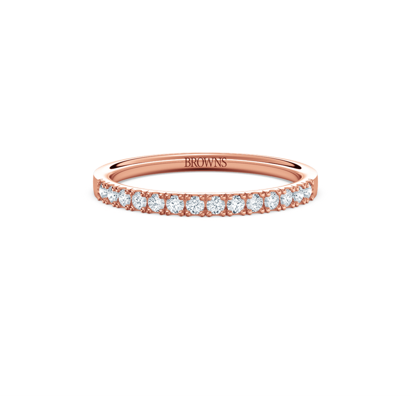 Diamond Ribbon Band Ring