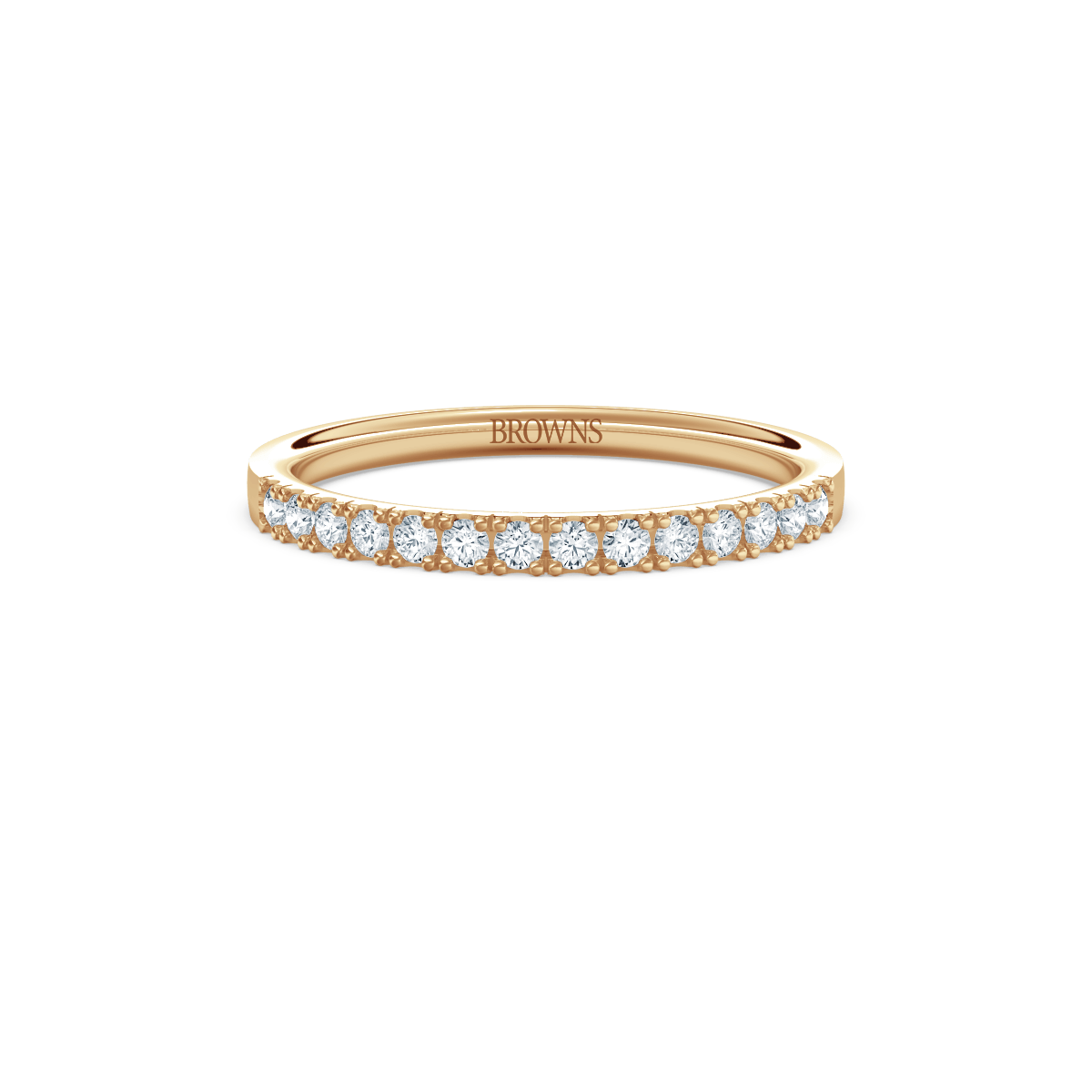 Diamond Ribbon Band Ring
