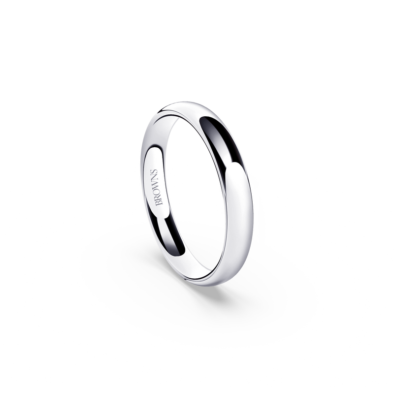 Ergo Wedding Band Ring - 3.5mm