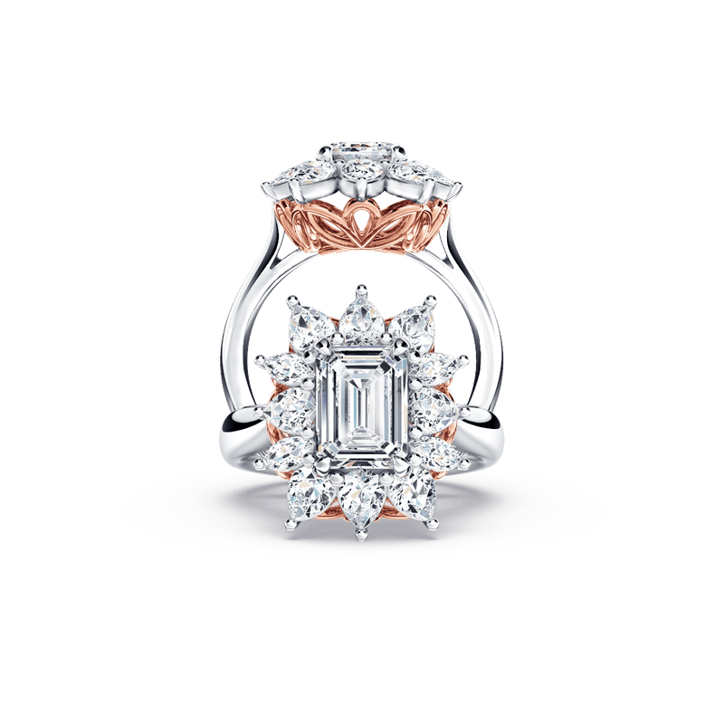 Fire and Ice Diamond Ring