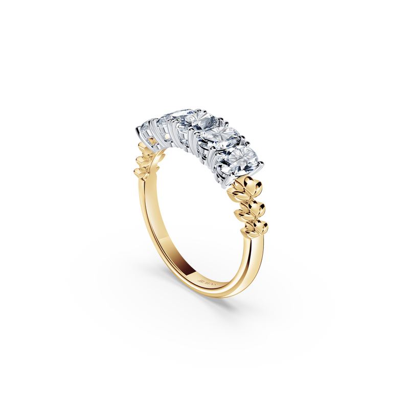Oval-Shaped Diamond Chorus Eternity Ring