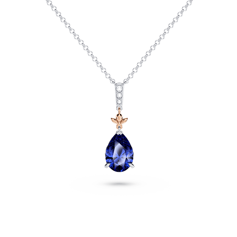 Royal Tanzanite and Diamond Necklace