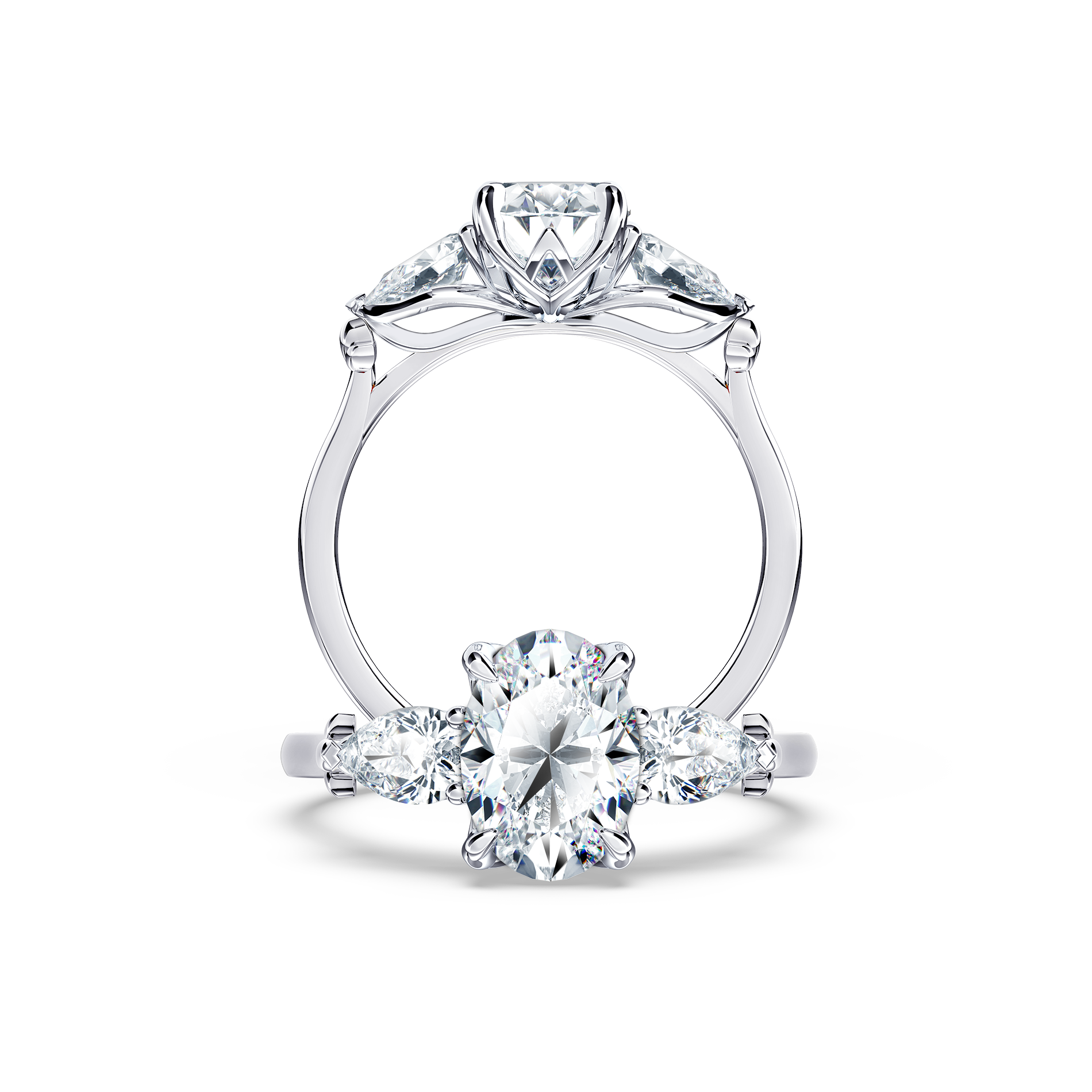 Today and Forever Oval Diamond Ring