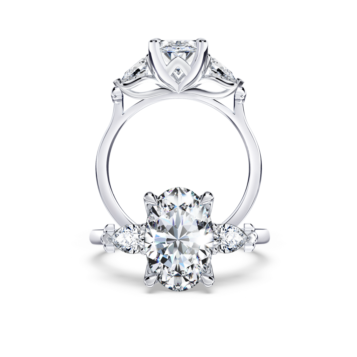 Today and Forever Oval Diamond Ring