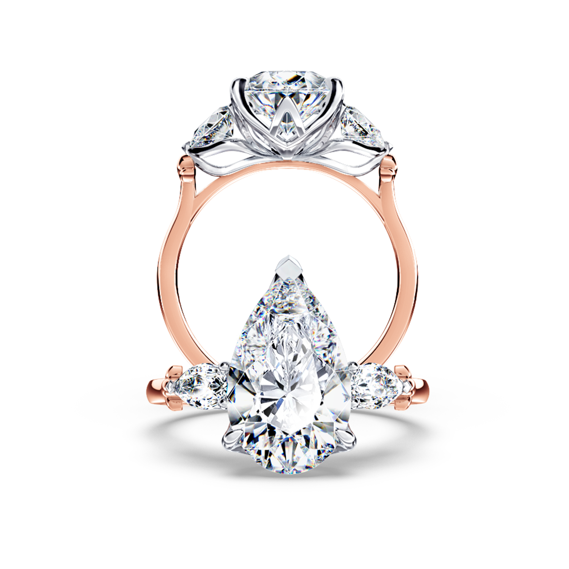 Today and Forever Pear Diamond Ring