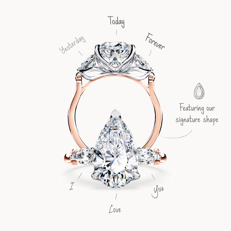 Today and Forever Pear Diamond Ring