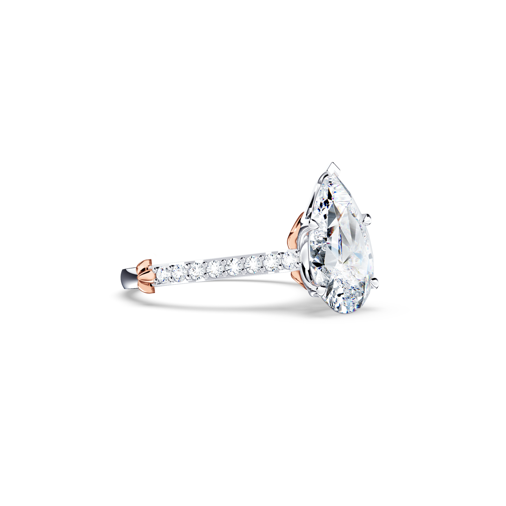 Queen of My Heart Pear Diamond Ring