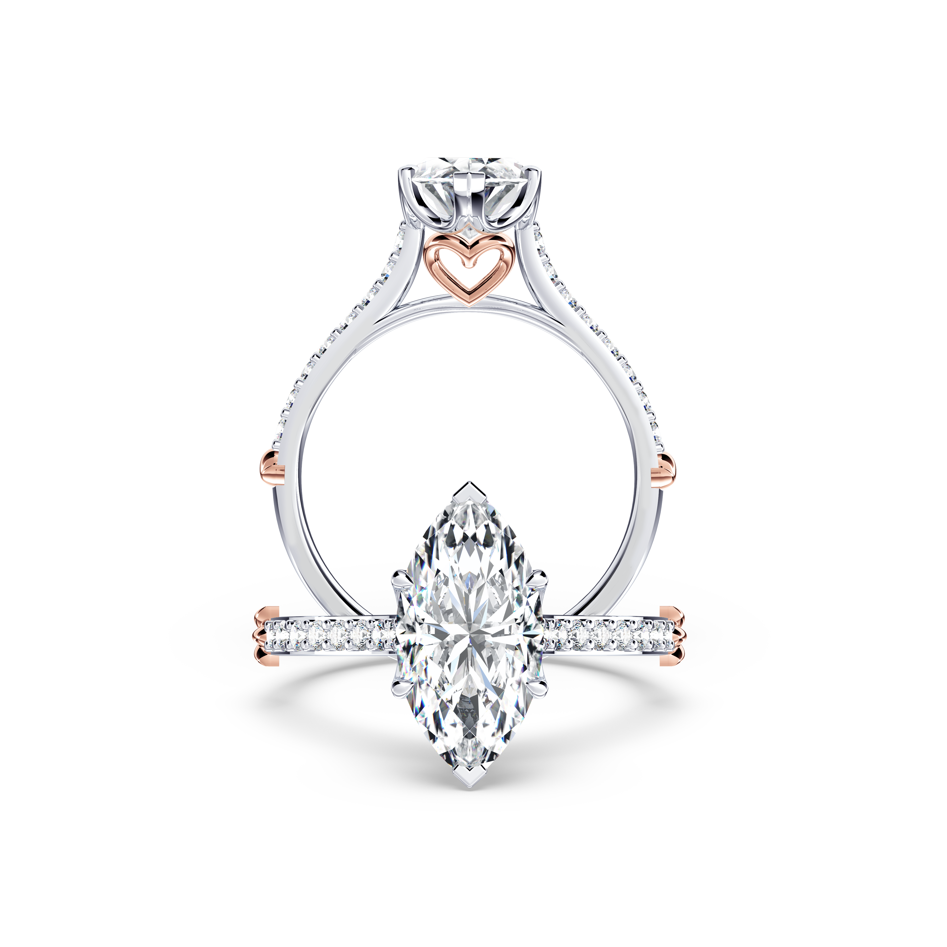 Queen of My Heart Marquise Diamond Ring