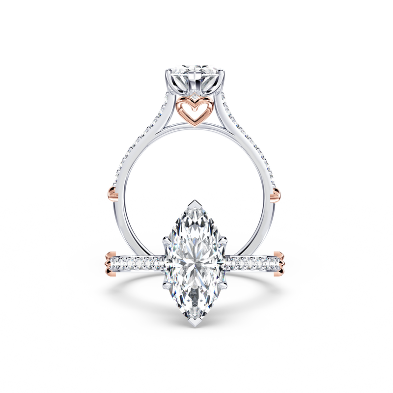 Queen of My Heart Marquise Diamond Ring