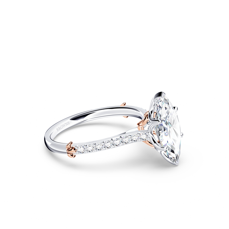 Queen of My Heart Marquise Diamond Ring
