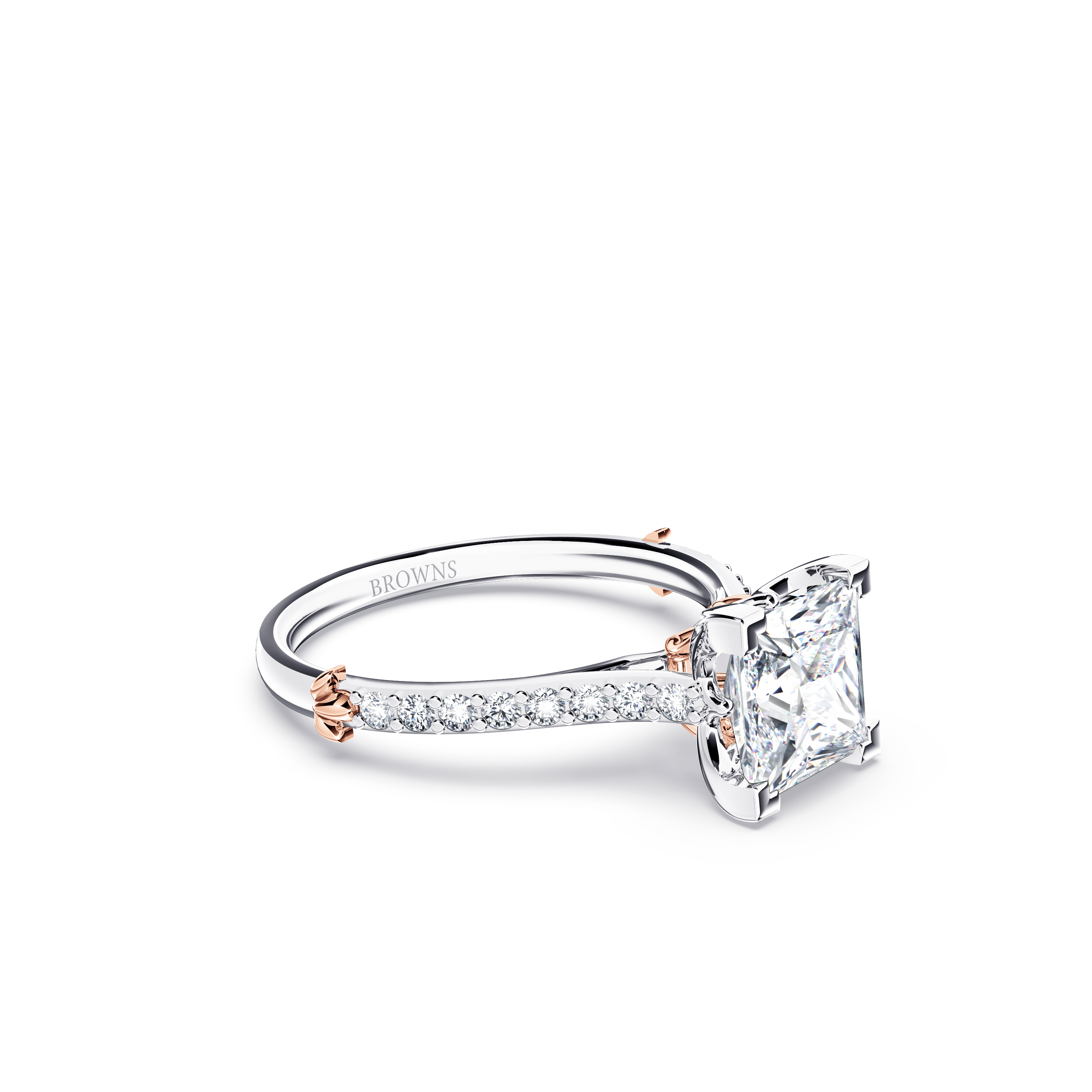 Queen of My Heart Princess Diamond Ring