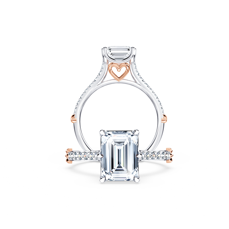 Queen of My Heart Emerald Diamond Ring