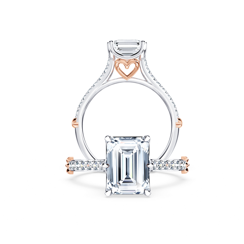 Queen of My Heart Emerald Diamond Ring