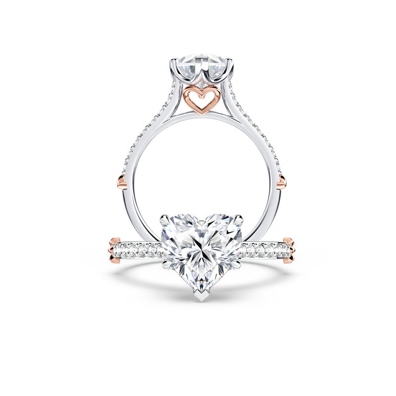 Queen of My Heart Heart Diamond Ring