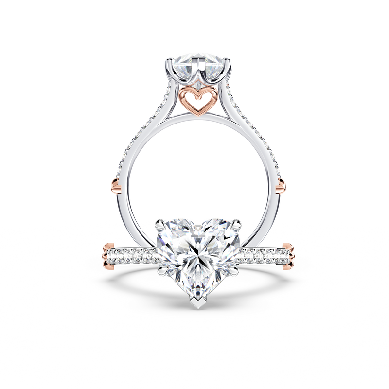 Queen of My Heart Heart Diamond Ring